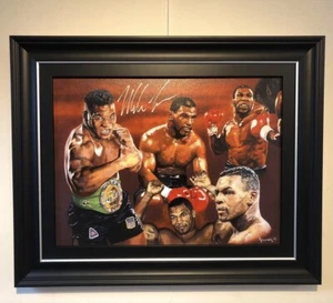 Mike Tyson edizione su tela firmata impreziosita a mano di Killian Art - Foto 1 di 2