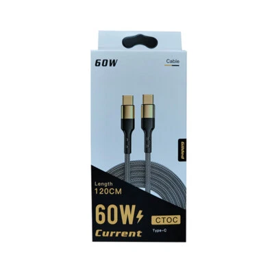 Type C to Type C Cable USB C Fast Charger Lead Long For iPhone 15 16 + Pro Max - Image 1 of 4