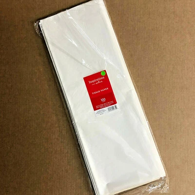 HALLMARK "INSPIRATIONS" 100 COUNT (PACK) WHITE TISSUE PAPER SHEETS - Image 1 of 3