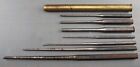 Mac Tools Drift Pin Alignment Punch Lot Brass Vintage Set 8 pieces