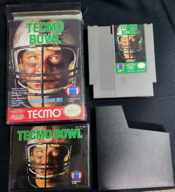 Tecmo Bowl NES CIB Complete in Box (Nintendo Entertainment System, 1989)