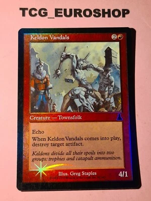 KELDON VANDALS●URZA'S DESTINY●FOIL●1999●MTG●COMMON●ENGLISH●NM●02004 - Image 1 of 2
