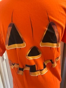 Halloween Shirt Gr. S Kürbis Jack O Laterne gruselig lustig orange T-Shirt EUC - Bild 1 von 7