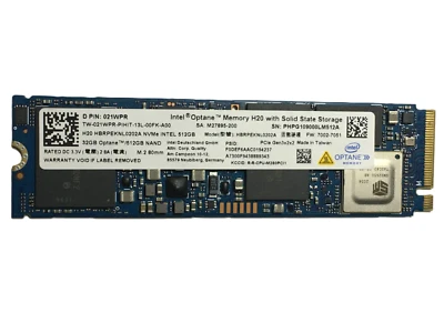 Intel Optane Memory H20 HBRPEKNL0202A 512GB M.2 2280 NVME SSD 512GB + 32GB NAND - Image 1 of 4