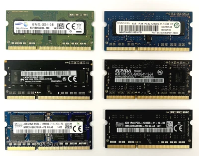 4GB Ram DDR3 1Rx8 PC3L - 12800s Tested Working Good Mix Brands Samsung SK(1x4GB) - Image 1 of 4