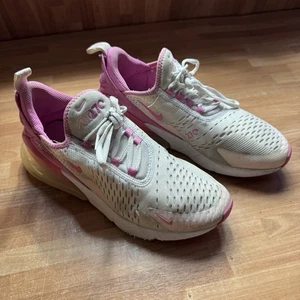 Nike Air Max 270 Schuhe in weiß/hellgrau und pink Gr. 6,5 - Bild 1 von 19