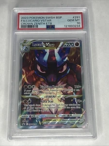 Lucario VSTAR SWSH291 SWSH: Sword & Shield Promo Cards Holo - Picture 1 of 1