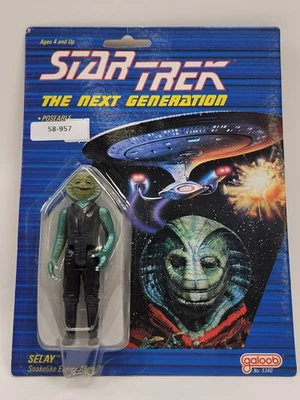 Galoob  SELAY Star Trek The Next Generation TNG 3.75" Action Figure 1988 - Image 1 of 4