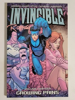 Imagen Invincible Volumen 13 TPB 2010 casi nueva 9,4 'Dolores de crecimiento' Ottley firmada con certificado de autenticidad Foto 1 de 3