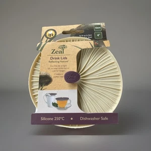 2 X Saug Anti Staub Insekten Glas Trinken Kaffee Becher Silikon Dichtung Abdeckung Tasse Eifer - Bild 1 von 6