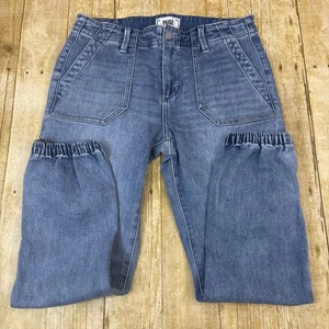 Pantalones de mezclilla para correr Paige Mayslie Marienne azul lavado cremallera al tobillo talla 29 (31X26) - Imagen 1 de 14