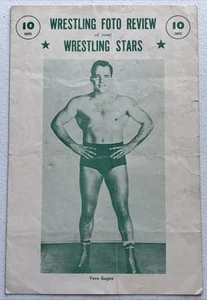 Vintage 1950's Wrestling Foto Review of Your Wrestling Stars *Uber RARE Ephemera - Picture 1 of 12