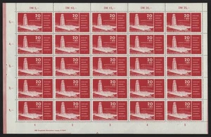DDR 1956 - Mi-Nr. 538 ** - MNH - Bogen - Nationale Gedenkstätten - Bild 1 von 2