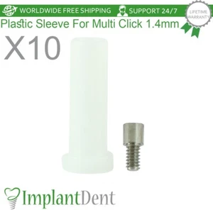 10x Kunststoffhülle Multi Unit 1,4 mm Zahnprothese Int Sechskant konischer Zahnarzt - Bild 1 von 10