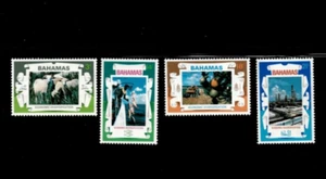 Bahamas 1975 - Economic - Set of 4 Stamps - Scott #374-7 - MNH - Picture 1 of 1