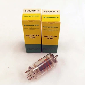 2 Pcs NOS Amperex 8458 / YL1240 Audio / Radio Vacuum Tubes NIB - Picture 1 of 1