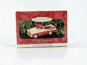 Vtg Hallmark Keepsake Ornament 1957 Dodge Sweptside D100 American Truck In Box - Picture 1 of 5