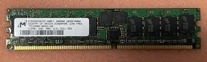 MICRON MT9VDDF6472Y-40BF1 512MB DDR 400MHZ 184PIN PC3200R-30331-G0 LEAD FREE - Picture 1 of 8
