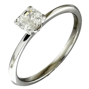 TIFFANY&Co. Ring US 5 3/4 EU51 Pt950Platinum diamond 0.27ct True Engagement used - Picture 1 of 8