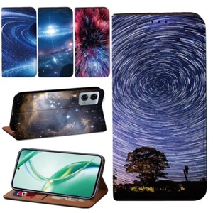 Funda de cuero con soporte - Se adapta a Motorola Moto E14/G24/G34/G35/G45/G55/G85/Edge 50 - Imagen 1 de 29