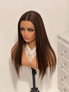 Pelucas Reino Unido encaje frente cabello sintético para mujeres y hombres unidad corta renovada 22B - Imagen 1 de 14