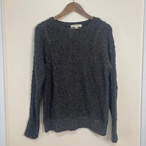 Michael Kors Pullover anthrazitgrau Grobstrick Rundhals Gr. M - Bild 1 von 7