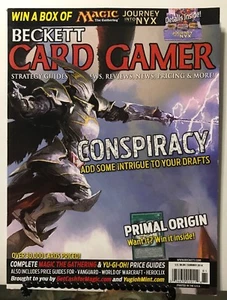 Beckett Card Gamer Conspiracy Primal Origin Yugioh Summer 2014 FREE SHIPPING JB - Picture 1 of 1