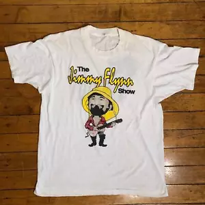80s Jimmy Flynn - Hi Bye - vintage screen stars tee shirt - Picture 1 of 3