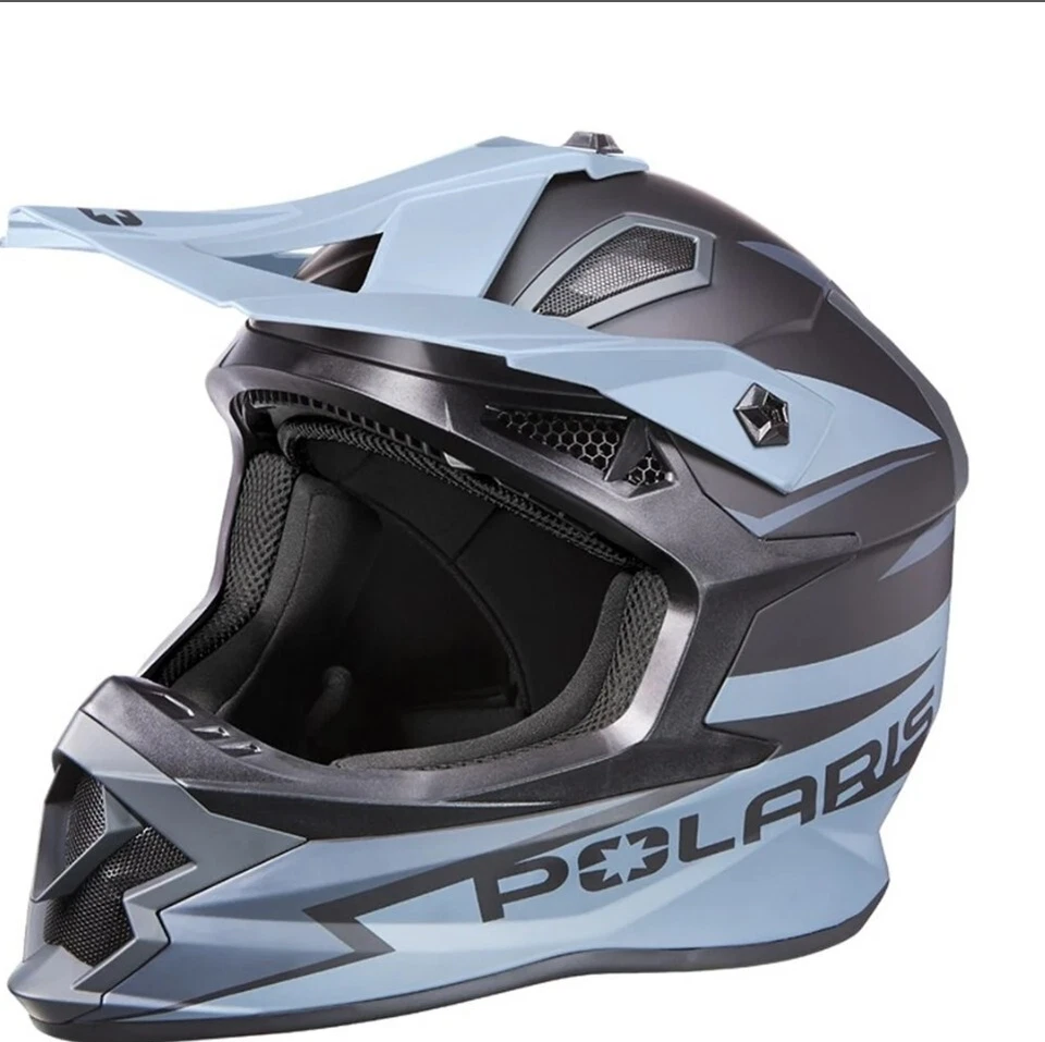 Polaris Tenacity 4.0 Open Face Snowmobile Helmet Gray XS   286855809 - Image 1 of 1