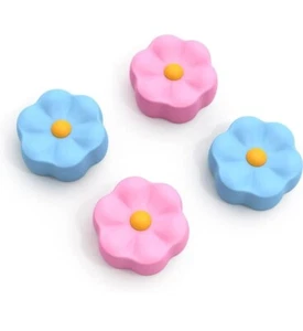 (005) Griffkappen für Schalter Joy-Con niedliche Joystick-Abdeckungen mit 3D-Muster weich - Bild 1 von 5