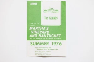 Listino prezzi nave motore Martha's Vineyard Nantucket 1976 vintage - Foto 1 di 4