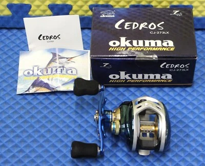 Okuma Cedros Saltwater Low Profile Baitcast Reel CJ-273LX LEFT HANDED! - Image 1 of 4