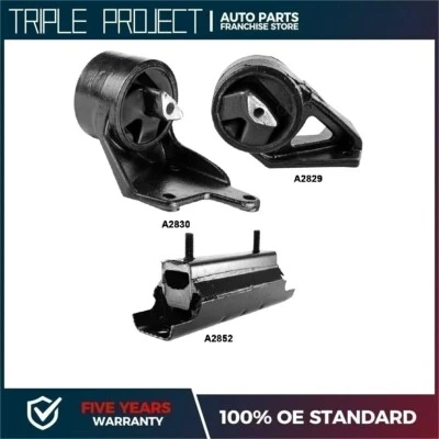 Juego de montaje de motor y transmisión para 94-02 Dodge RAM 1500/2500/3500 3,9 5,2 5,9 8,0 L 3 PIEZAS Foto 1 de 4