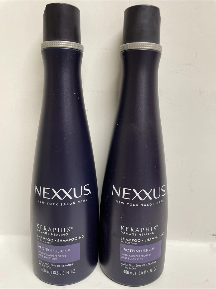 2 x Nexxus Keraphix Shampoo For Damaged Hair  w Keratin Protein 13.5 fl oz each. - Image 1 of 1