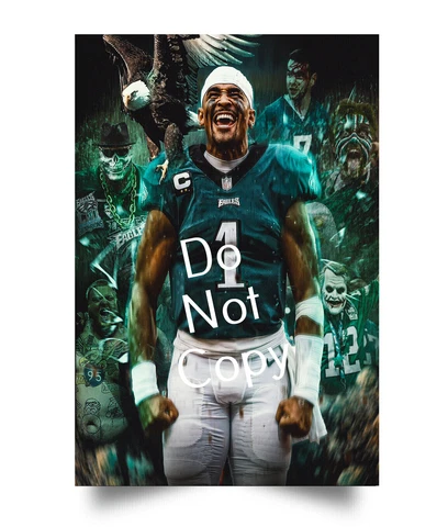 Philadelphia Eagles 2022 NFC Champs Poster  #1 Cover