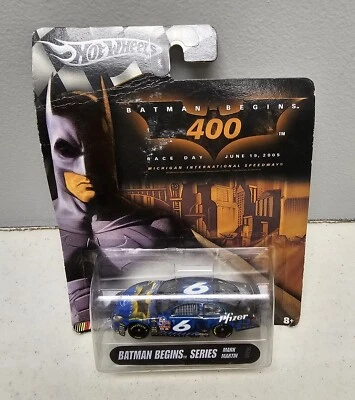 Mark Martin Hot Wheels Batman Begins Diecast 1/64 Nascar Collectible GM Liscense - Image 1 of 2