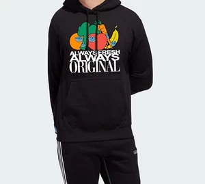 Adidas Originals Men's Black ORIGINALS ALWAYS FRESH HOODIE Size Small HD5259 - Picture 1 of 4