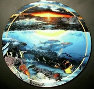 Placa de coleccionista Bradford Diamond Head Dawn Vision debajo de la ballena marina Lassen - Imagen 1 de 6