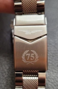 Moto Guzzi Uhrenarmband 75th Anniversary, 20mm Schlaufe, Edelstahl 19,5cm tot - Bild 1 von 12