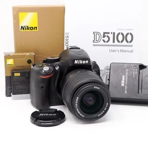 Nikon D5100 16.2MP DSLR-Kamera + 18-55mm Objektiv Kit - sehr guter Zustand - Bild 1 von 10