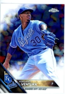 2016 Topps Chrome #56 YORDANO VENTURA Royals - Picture 1 of 2