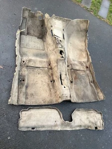 1984-93 BMW E30 318i 325i beige VINTAGE CARPET FLOOR OEM COUPE - Bild 1 von 10