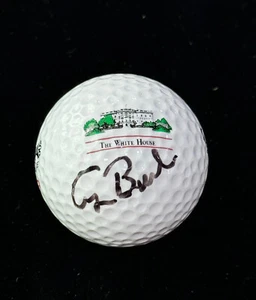 President George H. W. Bush Signed Official White House Golf Ball BAS Beckett 10 - Bild 1 von 6