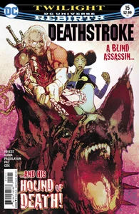 Deathstroke (2016) #15 En estado bastante bueno/casi nuevo (9,0) Bill Sienkiewicz cubierta DC Universe Rebirth - Imagen 1 de 1