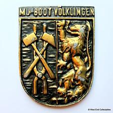 MJ Boot Volklingen -German Navy Bundesmarine Ship Tampion Plaque Badge Crest