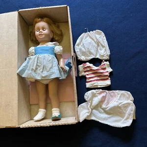 Mattel CHATTY CATHY Doll 1959 Strawberry Blonde Blue Eyes Original Clothes - Picture 1 of 24
