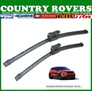 RANGE ROVER EVOQUE WIPER BLADES 2019 ONWARD HIGH QUALITY, EXACT FIT 26" & 21" - Picture 1 of 3