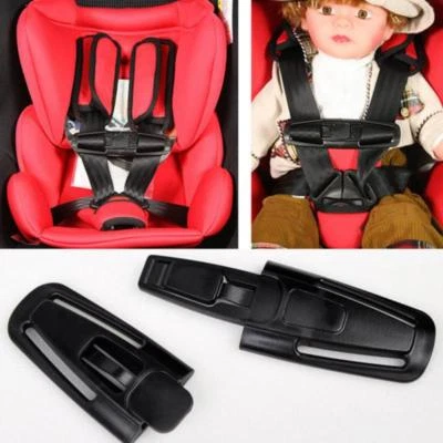 Pieza de arnés clip cofre de seguridad asiento de coche bebé plástico negro niño pequeño para Britax Foto 1 de 4