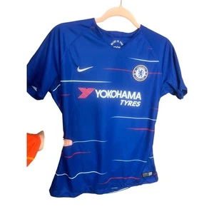 Chelsea FC 2018-2019 Nike Home Kit Soccer Jersey Premier League Sz M Blue - Picture 1 of 12