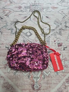 Montana West Pink And Gold Sequin Purse - Picture 1 of 10